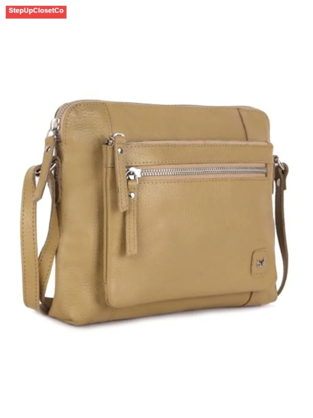 Genuine Leather Crossbody Bag Women Small Soft Pebbled Shoulder Purse